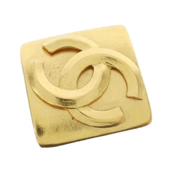 CHANEL Authentic Gold Brooch
